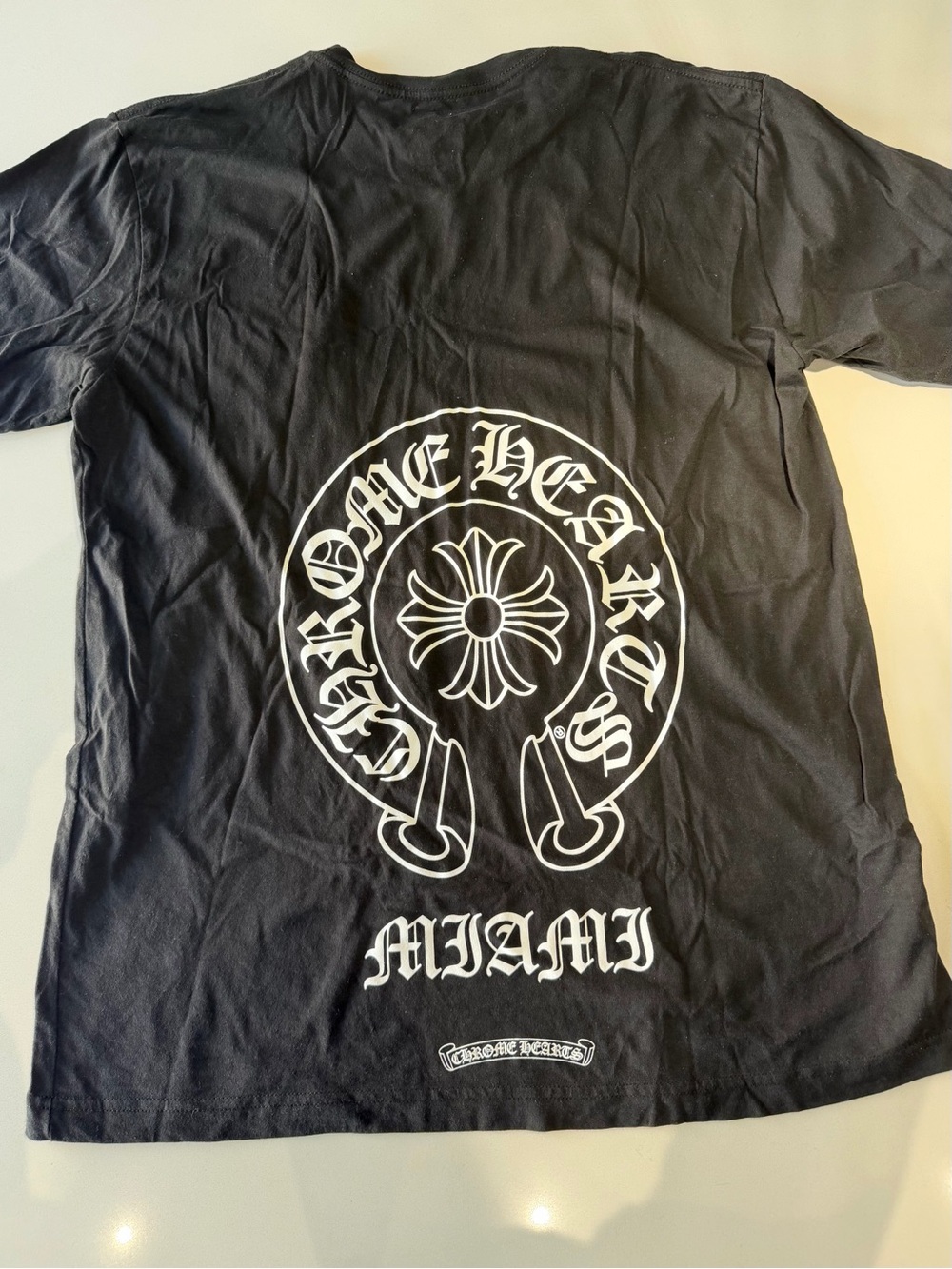 Chrome Hearts Miami Horseshoe Pocket T-Shirt Black XL